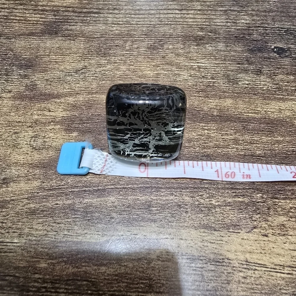 large square stone ring women's size 8.5